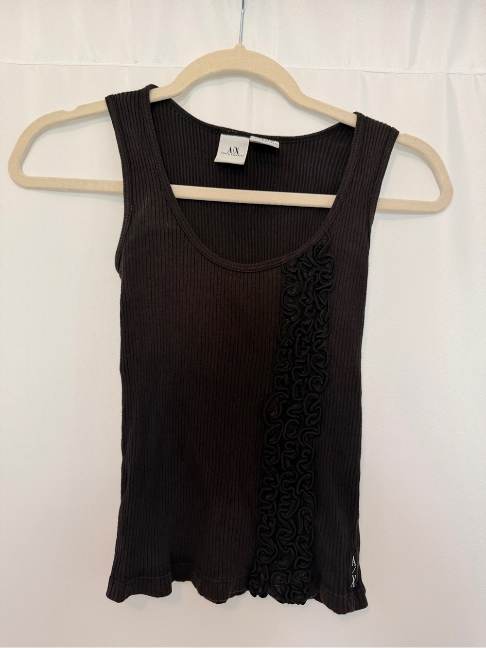 Armani Exchange (A|X) Ribbed Cotton Tank Top (Size S)
